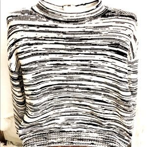 Nine West Black & White Sweater - Large